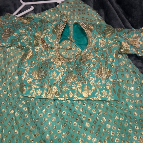 3 piece Indian dress beautiful hang beaded for a wedding - Picture 1 of 9